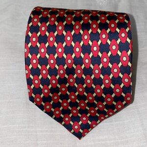 Charles Jourdan Lattice Silk Tie